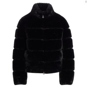 NWT FAUX FUR BLACK JACKET 
- MARC NEW YORK (ANDREW MARC)